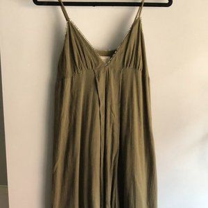 Scoop NYC olive green maxi dress